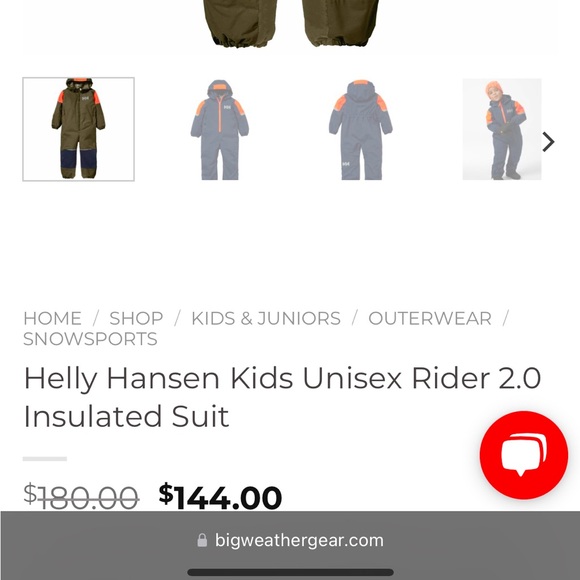 Helly Hansen Boys Snowsuit One Piece size 7 - Picture 10 of 10